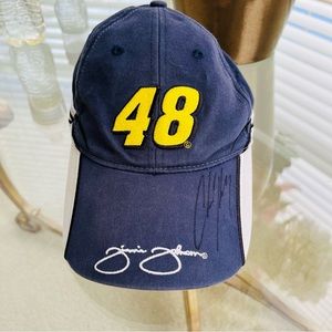 NASCAR Jimmie Johnson Autographed by Chad Knaus Baseball Cap